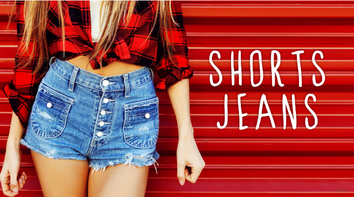 Look com short jeans: 22 dicas para usar a peça curinga - Blog